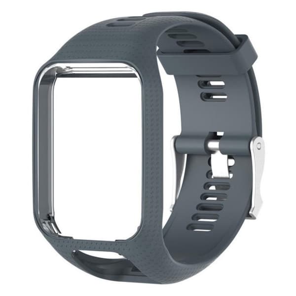 TomTom Sport Runner 2 / 3 silikone Urrem - Grå Silver grey