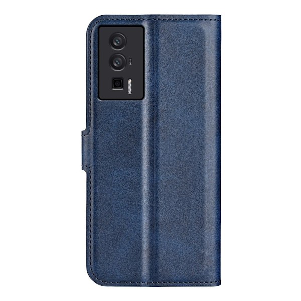 Læderetui med Pung til Xiaomi Redmi K60 / K60 Pro - Blå Blue