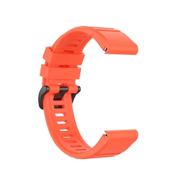 Garmin Fenix 6 -kellon kestävä ranneke - Koralli Orange