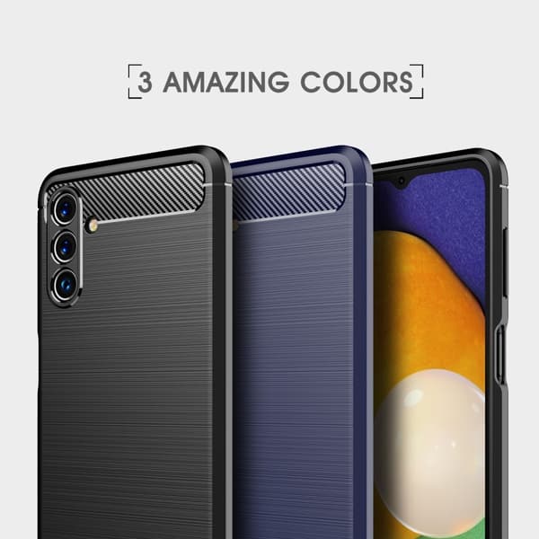 Carbon Flex Suojakotelo Samsung Galaxy A13 5G - Sininen Blue