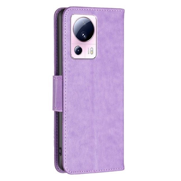 Butterfly läder Xiaomi 13 Lite / Xiaomi Civi 2 fodral - Lila Lila