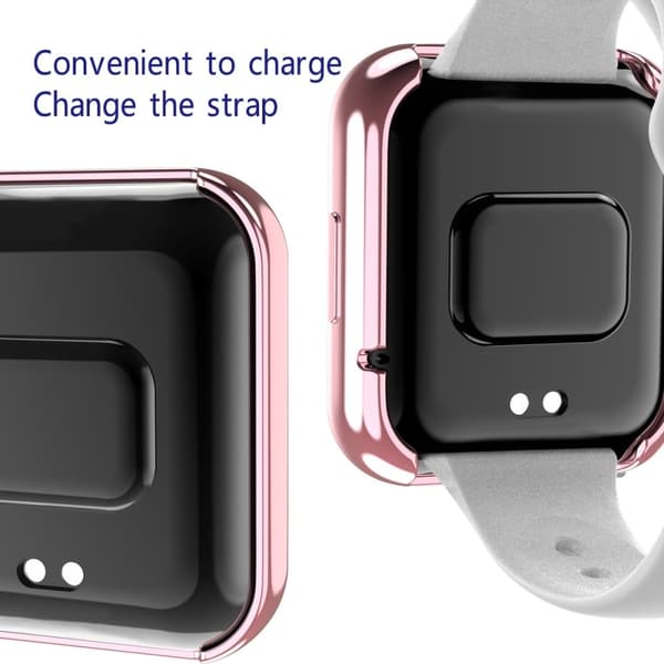 Xiaomi Redmi Watch 2 TPU cover with screen protector - Pink Rosa