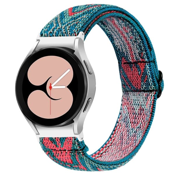 Samsung Galaxy Watch 5 / 4 elastinen nailon ranneke - Vihreä / Vihreä Green