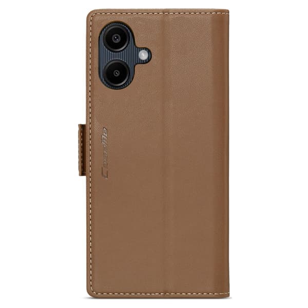 CaseMe Samsung Galaxy A06 glatt etui - Brun Brown