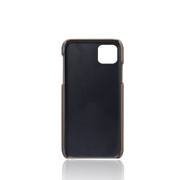 Dual Card Etui iPhone 12 / 12 Pro - Grå Silver grey