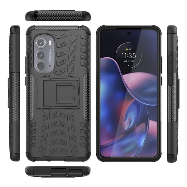 Offroad Suojakotelo Motorola Moto Edge 2022 - Musta Black