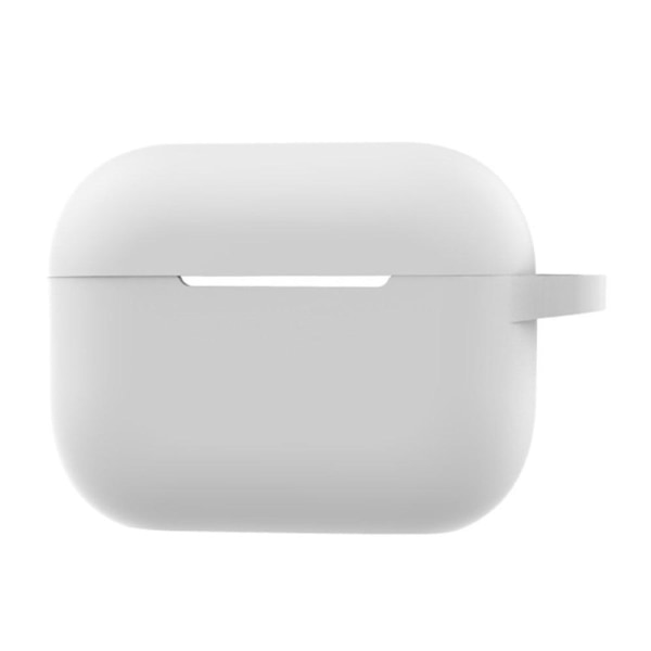 AirPods Pro 2 silicone case with ring buckle - White Vit