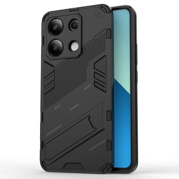 Stødsikkert moderne Xiaomi Redmi Note 13 4G hybridcover - Sort Black