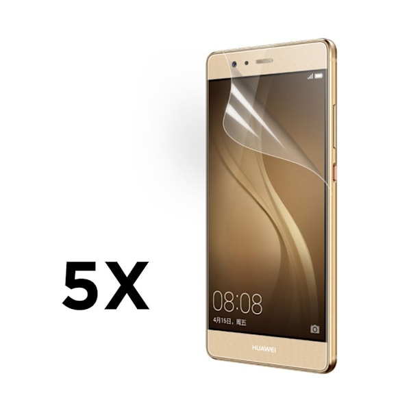 HD-klar LCD Skärmskydd till Huawei P9 Lite / G9 Lite - 5-pack Transparent