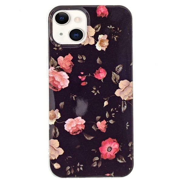 Deco iPhone 14 skal - Svart Ros Svart