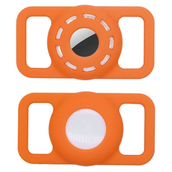 AirTags hollow out silicone cover - Orange Orange