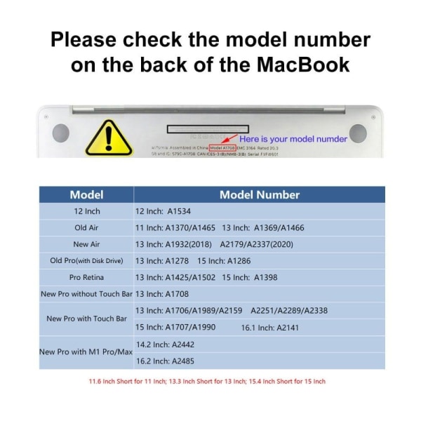 HAT PRINCE Fodral till MacBook Pro 16 (A2141) med streamer-ljusmönster - Lila Och Blå multifärg