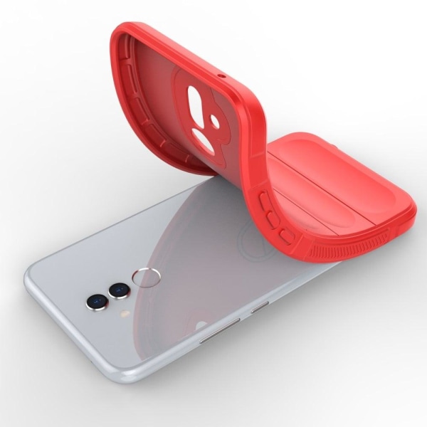 Blødt grebsformet cover til Huawei Mate 20 Lite - Rød Red