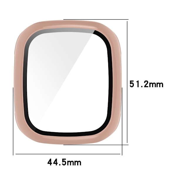 Xplora X5 Play protective cover with tempered glass - Ivory White Vit