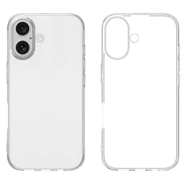 Erittäin ohut läpinäkyvä kotelo iPhone 16 Plus Transparent
