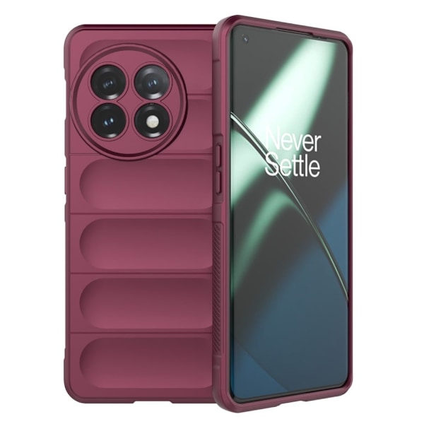 Mjukt greppformat OnePlus 11 skal - Röd Röd