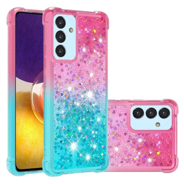 Princess Samsung Galaxy A82 5g Cover - Lyserød / Himmelblå Green