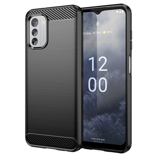 Carbon Flex Nokia G60 cover - Sort Black