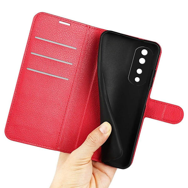 Klassisk Honor 70 Pro Flip Etui - Rød Red