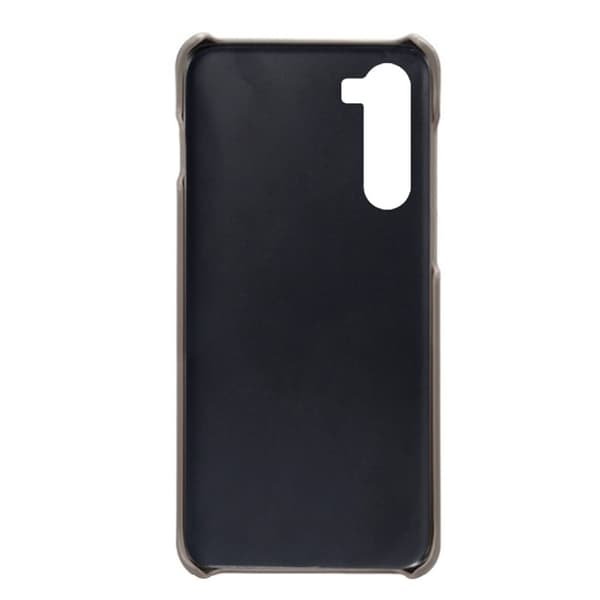Motorola Edge S30 skal med korthållare - Silver/Grå Silvergrå