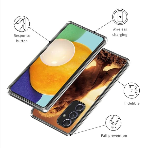 Deco Samsung Galaxy A54 skal - Lejon Brun
