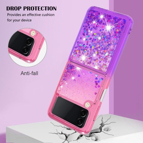 Princess Samsung Galaxy Z Flip4 Cover - Lyserød / Lilla Pink