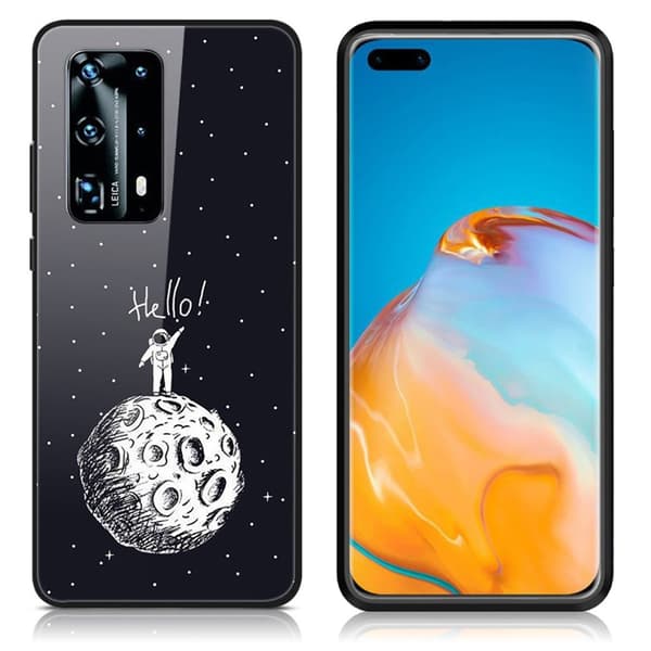 Fantasy Huawei P40 Pro deksel - Moon Landing White