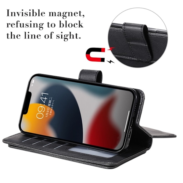 iPhone 14 Plus fodral med 10 fickor - Grön Grön