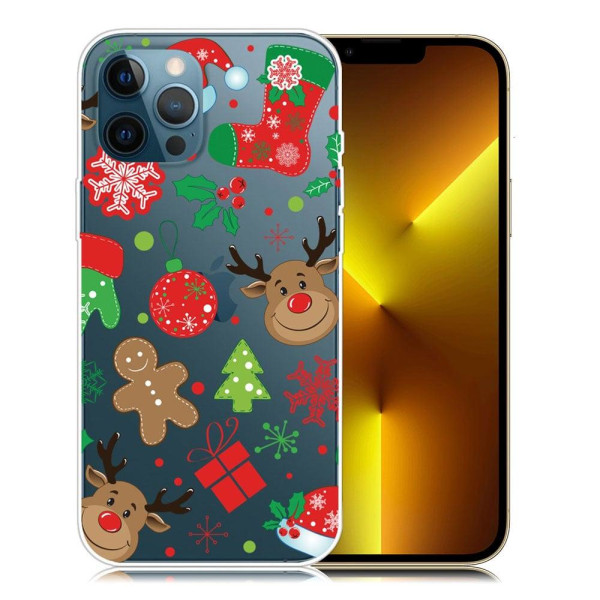 Christmas iPhone 13 Pro Max Fodral - Christmas Sticker multifärg