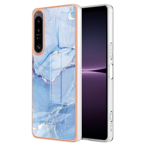 Marble Sony Xperia 1 IV Etui - Blå Blue