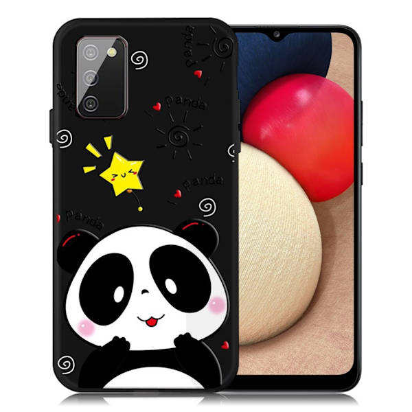 Imagine Samsung Galaxy A02s kotelot - Panda Black