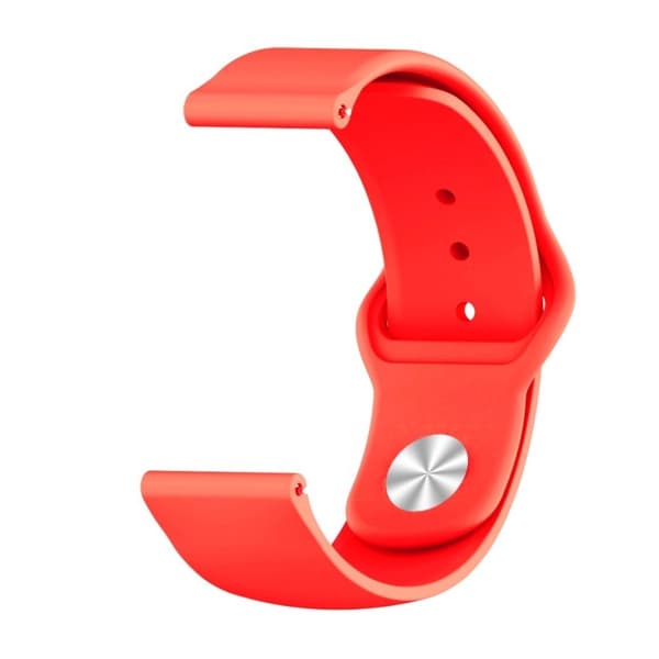 Samsung Galaxy Watch Active Fleksibel Silikon Klokkereim - Rød Red