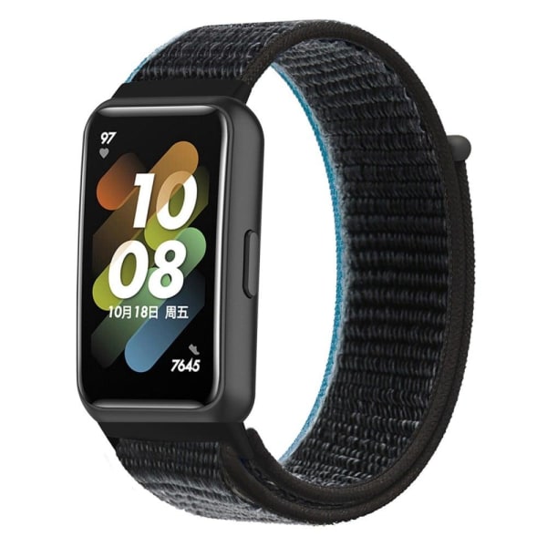 Huawei Band 7 nylon watch strap - Charcoal Black