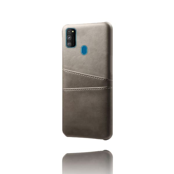 Dual Card etui - Samsung Galaxy M30s - Grå Silver grey