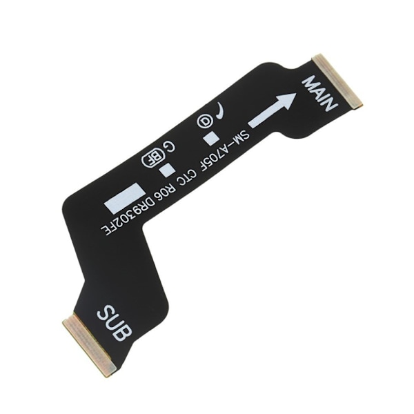 Samsung Galaxy A70 OEM emolevyn liitäntä taipuisa kaapeli Black