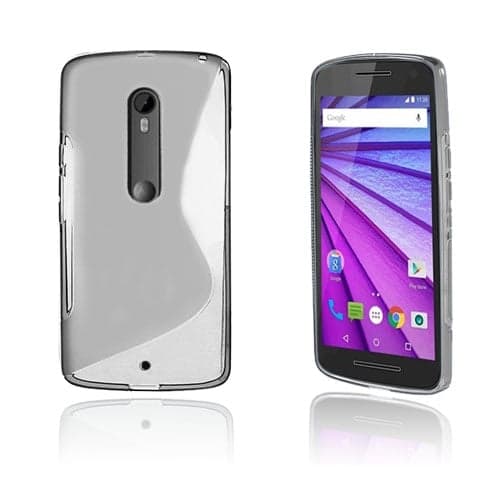 Lagerlöf Motorola Moto X Play Deksel - Grå Silver grey