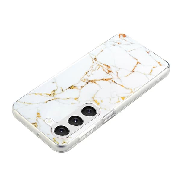 Marble Samsung Galaxy S23 Plus Suojakotelo - Valkoinen White