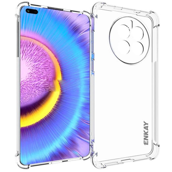 ENKAY klart faldsikkert etui til Huawei Mate 50 Transparent