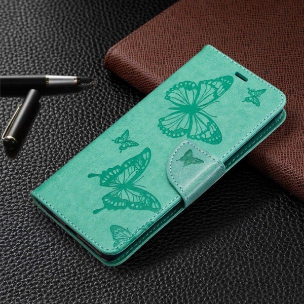 Butterfly Sony Xperia L4 Etui - Green