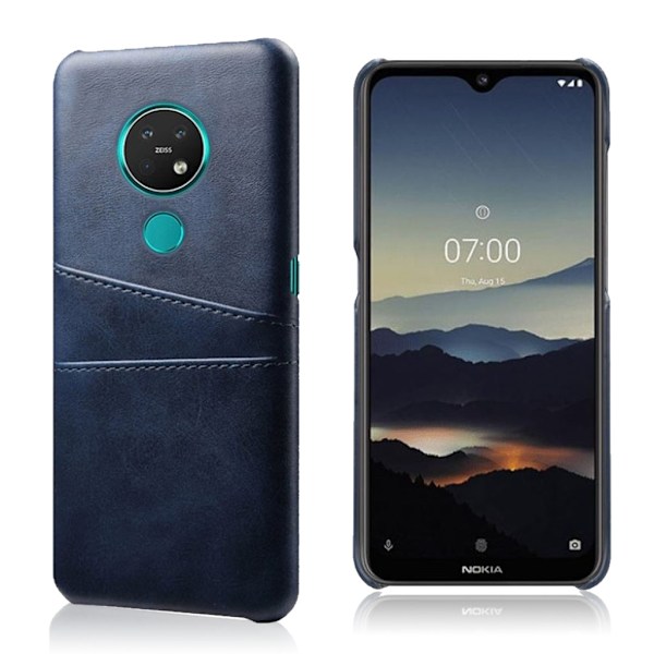 Dual Card etui - Nokia 7.2 / 6.2 - Blå Blue