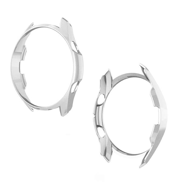 Samsung Galaxy Watch 3 (41mm) gummieret holdbar ramme - sølv Silver grey
