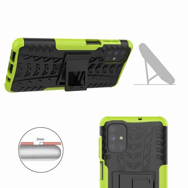 Offroad etui - Samsung Galaxy M51 - grøn Green