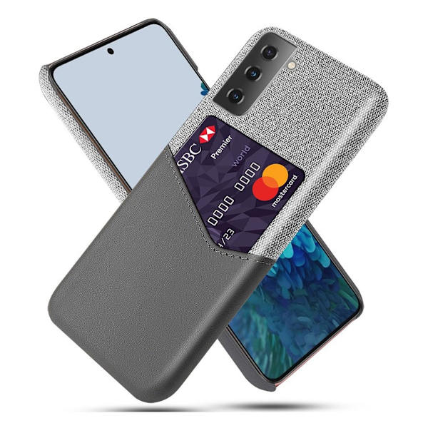 Bofink Samsung Galaxy S21 Plus Card Deksel - Grå Silver grey