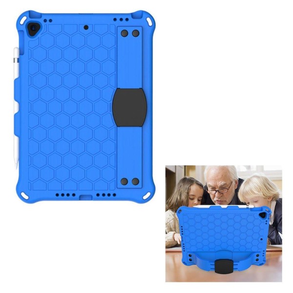 iPad 10.2 (2019) honeycomb EVA silikone kombo etui - Blå Blue
