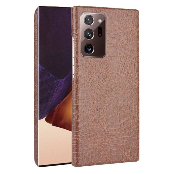 Croco Etui Samsung Galaxy Note 20 Ultra - Brun Brown