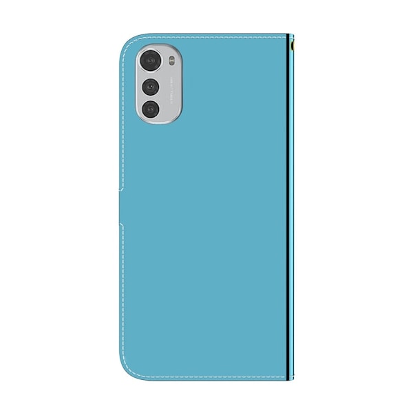 Mirror Motorola Moto E32 flip case - Sininen Blue
