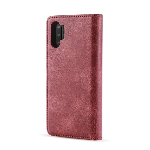 DG.MING Samsung Galaxy Note 10 Pro 2-in-1 Wallet kotelot - Punainen Red