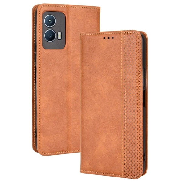 Bofink Vintage Vivo iQOO U5 leather case - Brown Brown