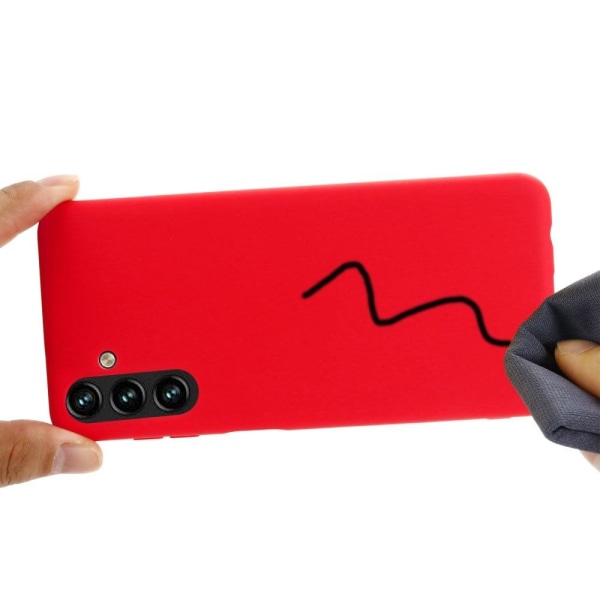 Matte Liquid Samsung Galaxy A13 5G silikone cover - Rød Red