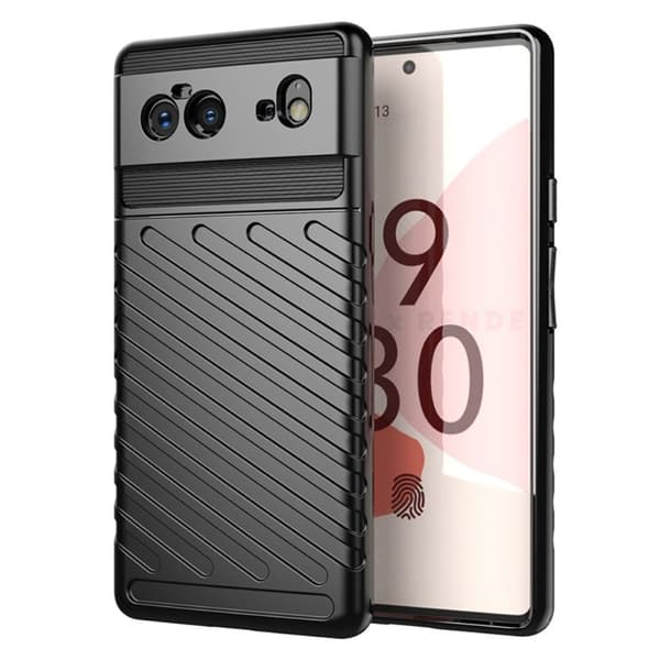 Thunder Google Pixel 6 Etui - Svart Black